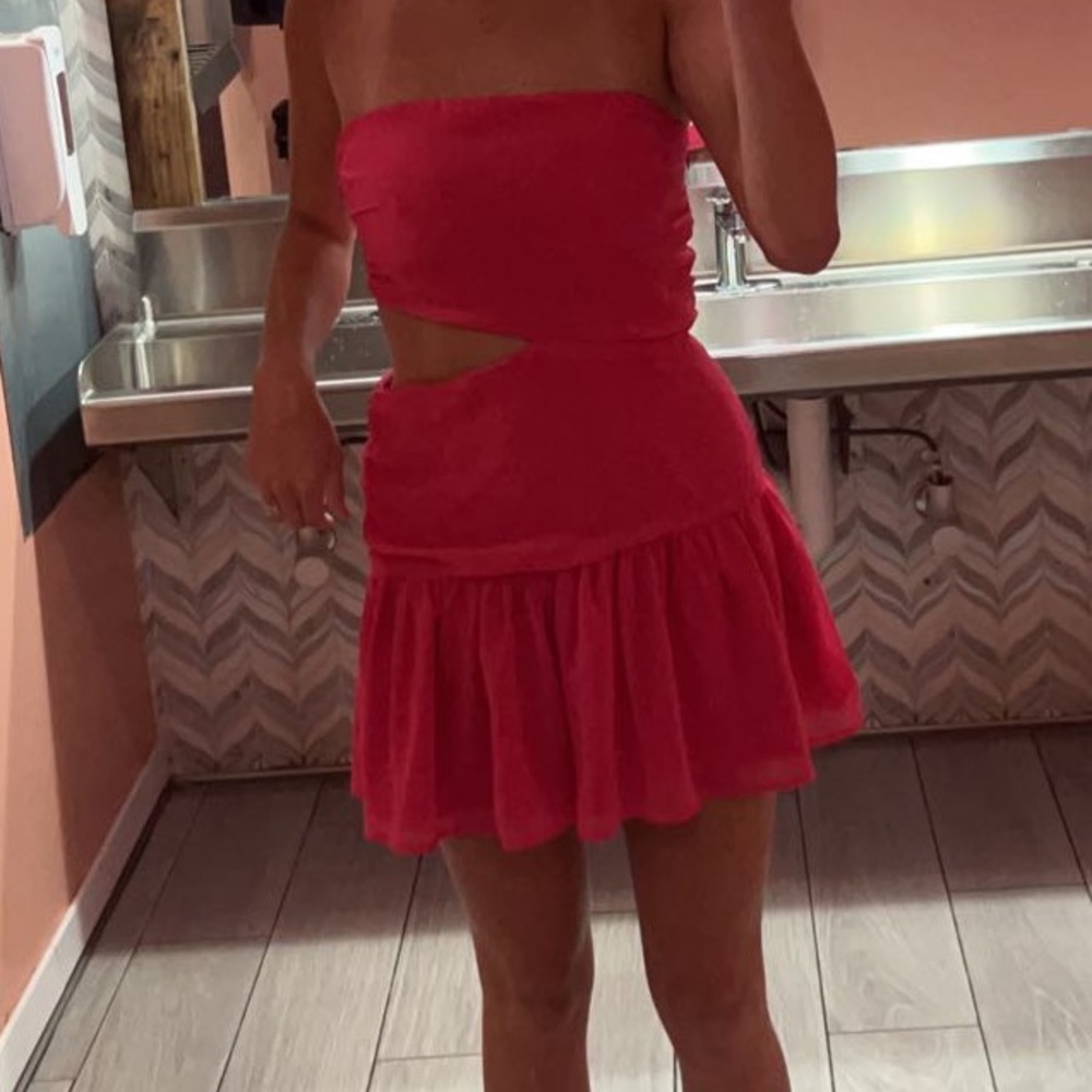 Show po dress strapless Size 6